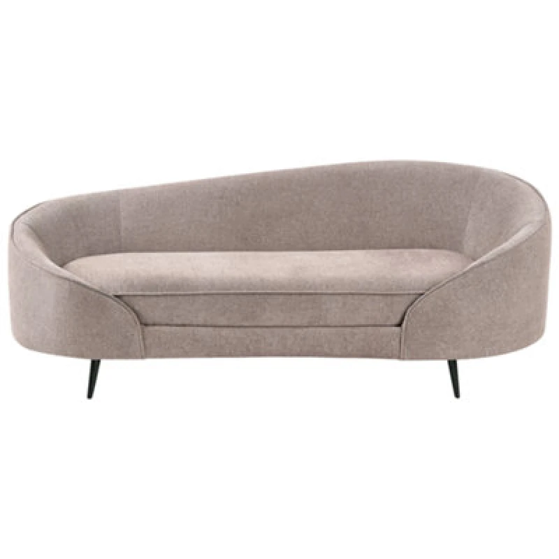 Image of Beliani Sofa 2 Seater Savar Fabric Brown
