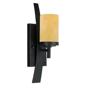 Image of 1 Light Indoor Candle Wall Light Imperial Bronze, E27