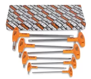 Image of Beta Tools 96TINOX/S8 8pc INOX Stainless Steel Offset Hex Key Wrench Set (Box)