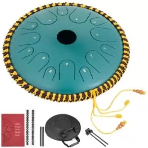 image of VEVOR 14" 14 Notes Handpan Steel Tongue Drum Hand Drum With Bag & Drum Mallets