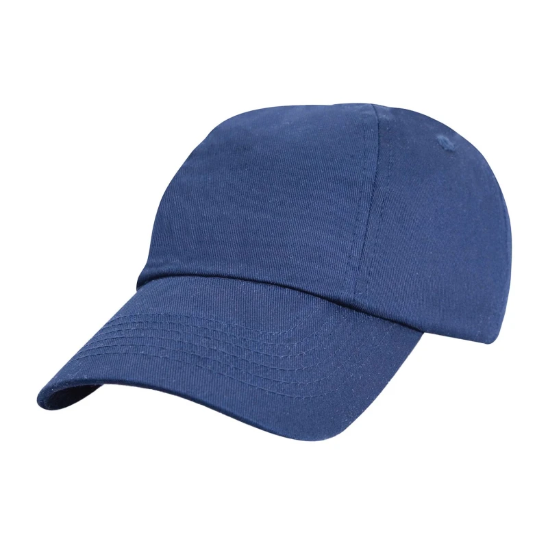 Image of Result Cotton Low Profile Baseball Cap in Blue Blue Unisex One Size