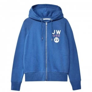 image of Jack Wills Hayley Lightweight Zip Through - Blue