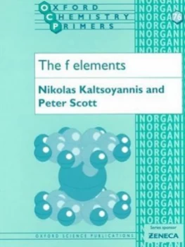 Image of The F Elements by Nikolas Kaltsoyannis Book