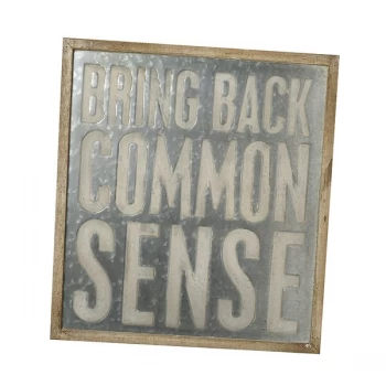 image of Bring Back Common Sense Wall Decor By Heaven Sends