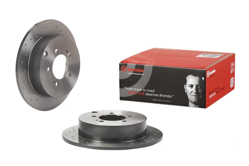 Image of BREMBO Brake disc BREMBO 08.A755.1X