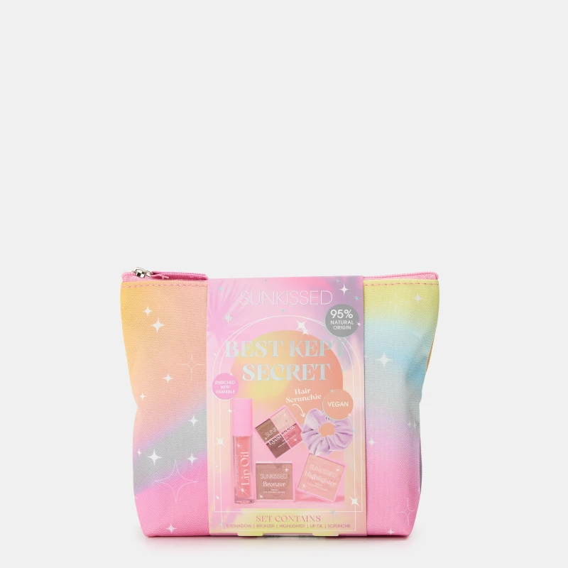 Image of Be You Sunkissed Best Kept Secret Cosmetic Bag Set - Multi Multi One Size