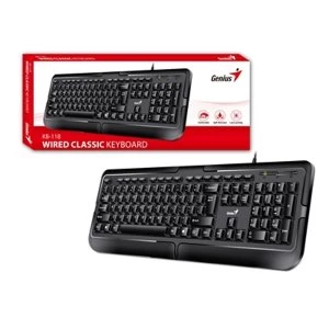 image of Genius KB-118 USB Desktop Keyboard