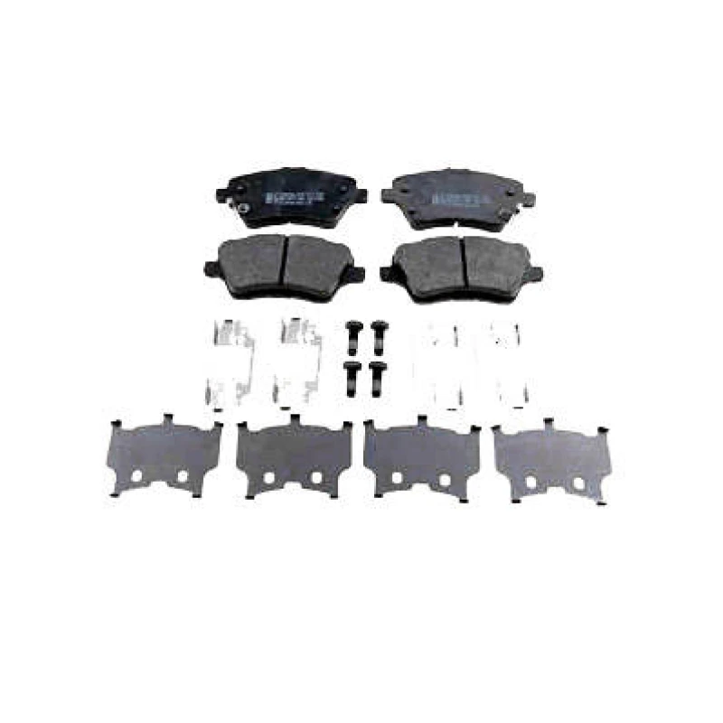 Image of ZIMMERMANN 25134.170.2 Brake pad set Front Axle, with acoustic wear warning, Photo corresponds to scope of supply, with bolts/screws Brake Pad Set,di