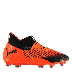 image of Puma Future 2.1 Junior FG Football Boots - Orange/Black