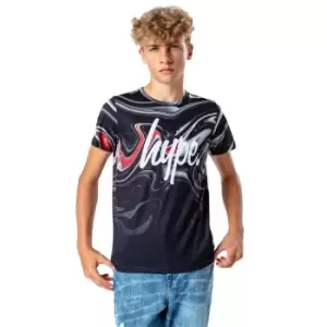 image of Hype Fade T-Shirt Junior Boys - Black