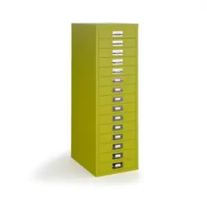 Image of Bisley Multi Drawers with 15 Drawers - Grey