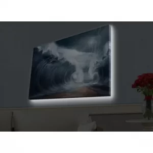 Image of 4570HDACT-042 Multicolor Decorative LED Lighted Canvas Painting