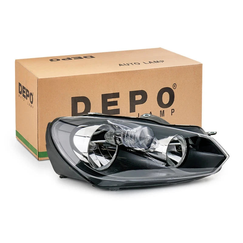 Image of JOHNS 95 43 10 Headlights H7, Right, with motor for headlamp levelling Headlight (259)