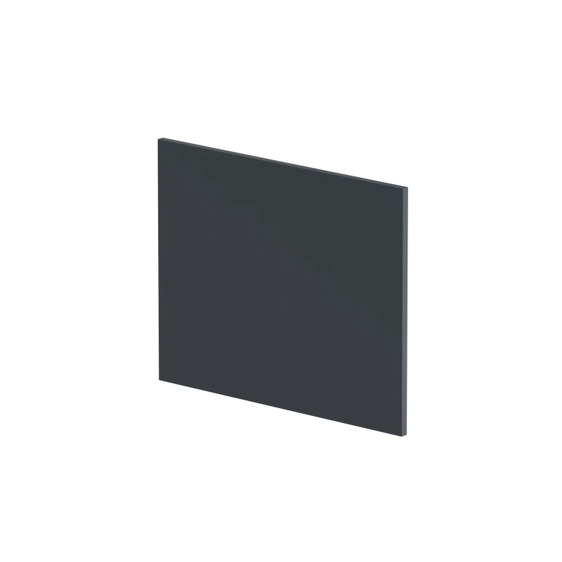 Image of Balterley Square MDF Reversible Shower Bath Soft Black 700mm Grey unisex
