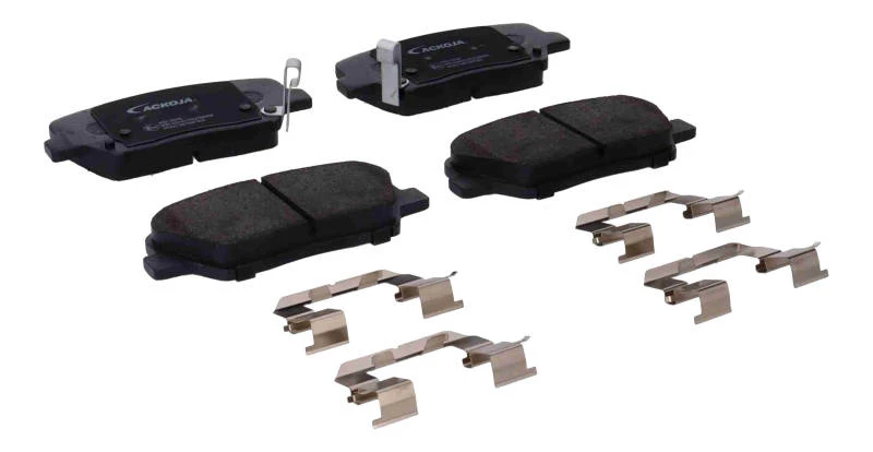 Image of ACKOJA A52-0556 Brake pad set Original ACKOJA Quality Front Axle, with acoustic wear warning Brake Pad Set,disc brake (402)