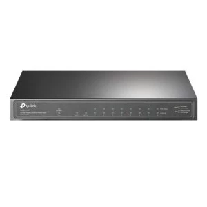 image of TP Link TL-SG1210P 10-Port Gigabit Desktop Switch with 8 Port PoE+ Ethernet Switch UK Plug