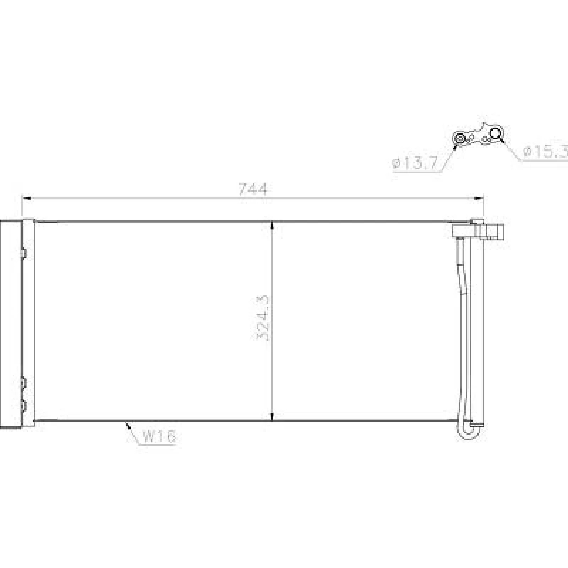 Image of Air conditioning condenser DIEDERICHS DCC1876