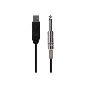 image of ProSound USB to Guitar Cable - 6.3mm Plug 5m