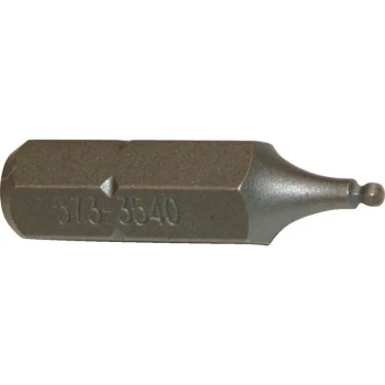 Image of 5.0MM Ball Point Hex Bit X 25MM 1/4' Hex- you get 5 - Kennedy