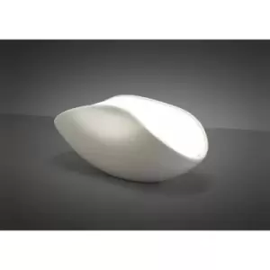 Image of Table Lamp Pasion 3 Bulbs E27, glossy white/white aryl/polished chrome