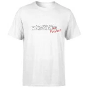 Image of All I Want For Christmas Is Prosecco T-Shirt - White - 3XL