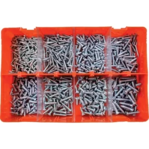Image of Self Tappers Pozi Pan Imperial BZP Kit