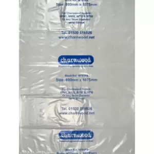 image of Charnwood W791PB Polythene Collection Bag 800 x 1075mm (32'' x 43'') , Pack of 1