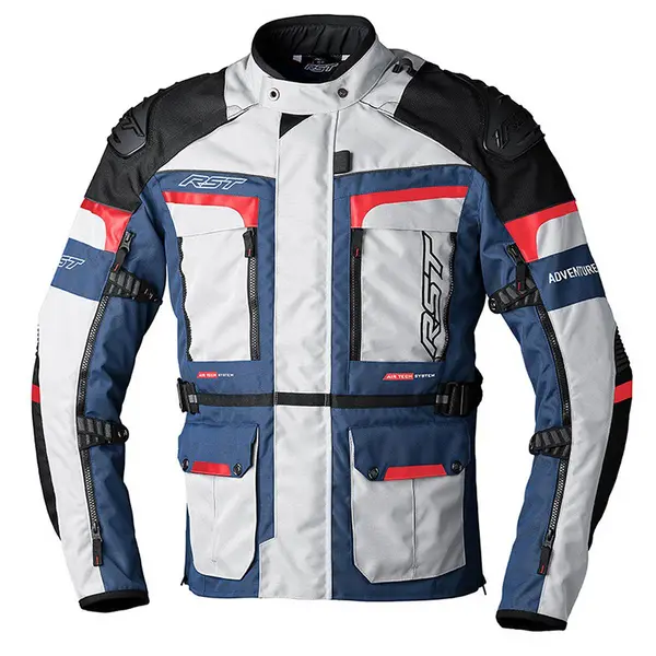 Image of RST Adventure-X Ladies Jacket Silver Blue Red Size M