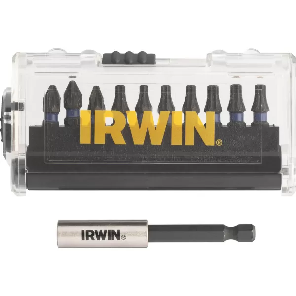 image of Irwin 10 Piece Impact Pro Performance Screwdriver Bit Set