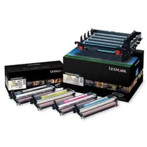 image of Lexmark C540X74G Original Black And Colour Imaging Kit