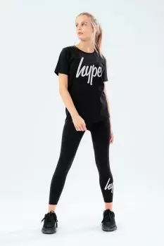 image of Script T-Shirt & Leggings Set