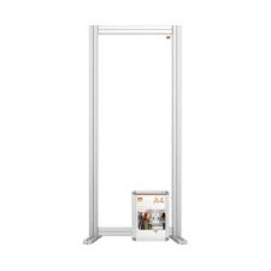 image of Nobo Acrylic Modular Desk Divider Extension 600x1000mm Clear KF90380