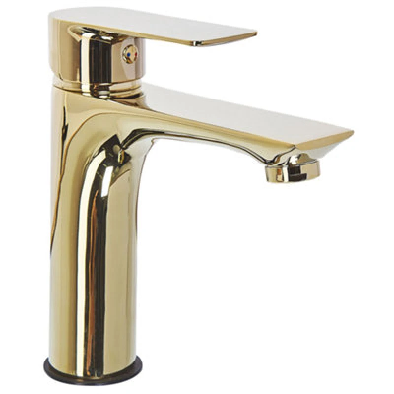 Image of Beliani Basin Mixer Tap Berloi Brass Gold