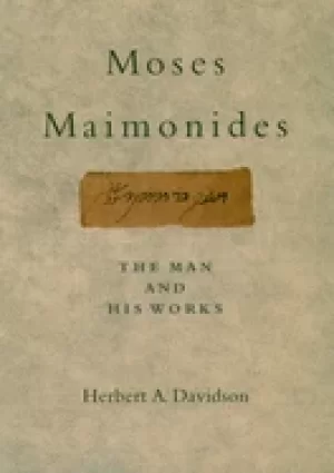 Image of moses maimonides the man and his works