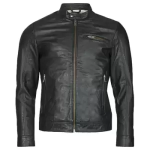 image of Selected SLHICONIC mens Leather jacket in Black - Sizes XXL,S,M,L,XL