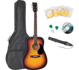 image of ENCORE EWP-100SB Acoustic Guitar Bundle - Sunburst