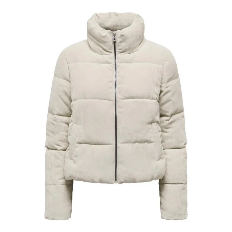 Image of Only Corduroy puffer jacket For Her Only Newdolly Blanc Female M