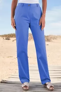 Image of Everday Straight Leg Trousers 31" (79cm) inside leg