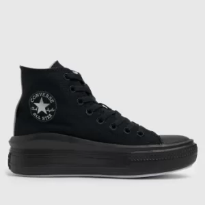 Converse Black Move Hi Trainers