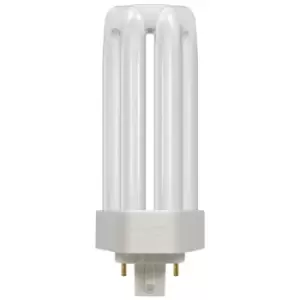 Image of Crompton Lamps CFL PLT-E 26W 4-Pin Triple Turn White Frosted TE-Type