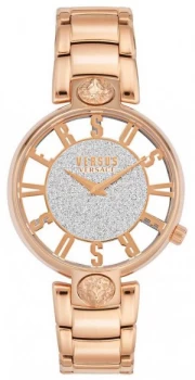 image of Versus Versace Womens Kirstenhof Rose Gold Bracelet Watch