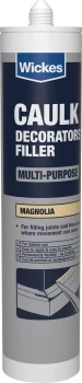 Image of Wickes Decorators Caulk - Magnolia 310ml