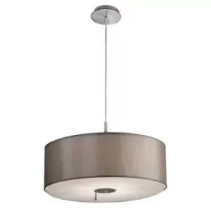 image of Up Down 1 Light Ceiling Pendant Satin Nickel, E27