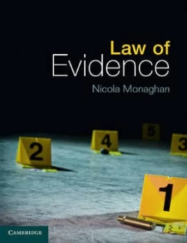 Image of Law of Evidence by Nicola Monaghan Paperback
