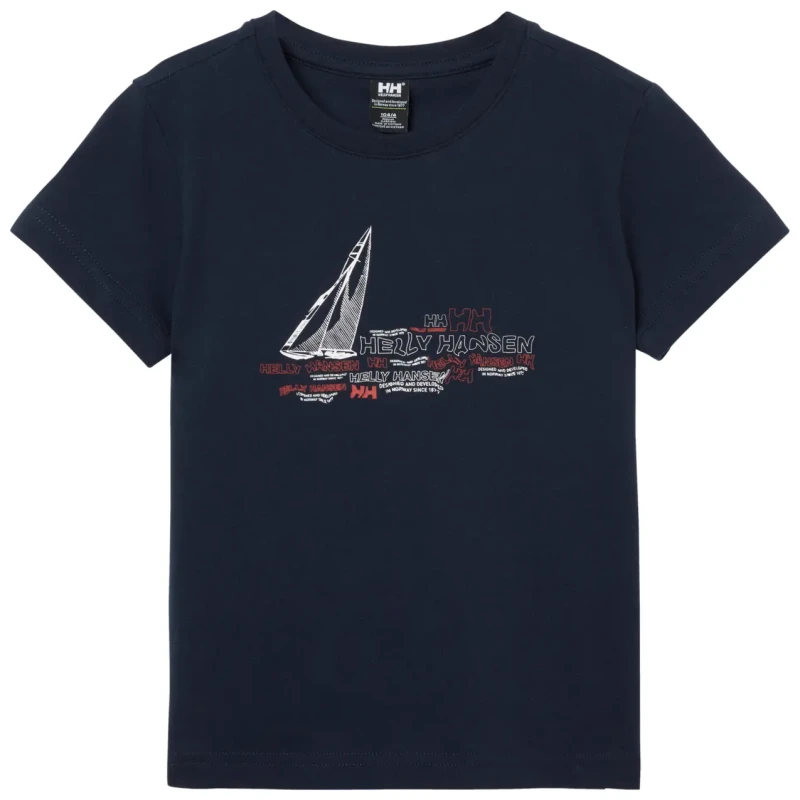Image of Helly Hansen Baby T-Shirt Helly Hansen Hh Graphic Bleu Unisex 2 ans