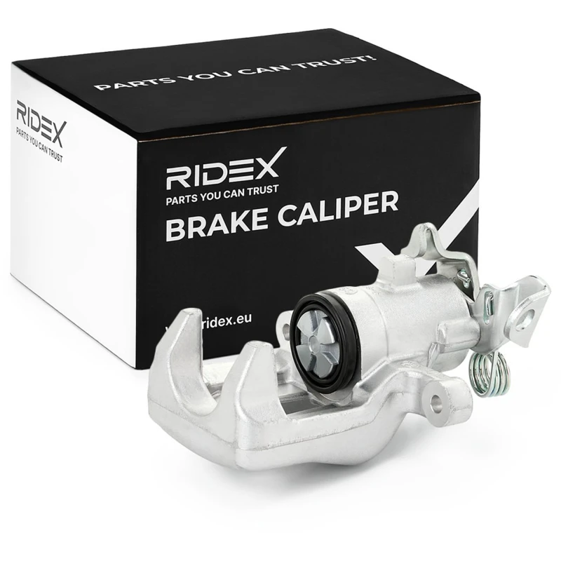 Image of RIDEX 78B0171 Brake caliper Rear Axle Left, without holder Aluminium Brake Caliper (78)