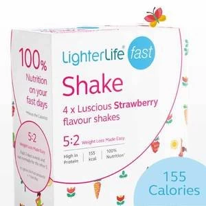 image of 52 LighterLife Fast Strawberry Shake X4