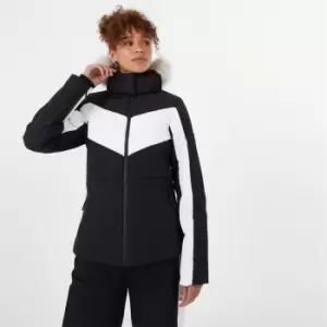 Image of Jack Wills Fur Trim Jacket - Black