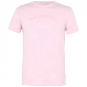 image of Hackett Classic Logo T-Shirt - Pink