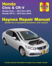 Image of Honda Civic (12-15) & CR-V (12-16) Haynes Manual (USA) : 2012-16